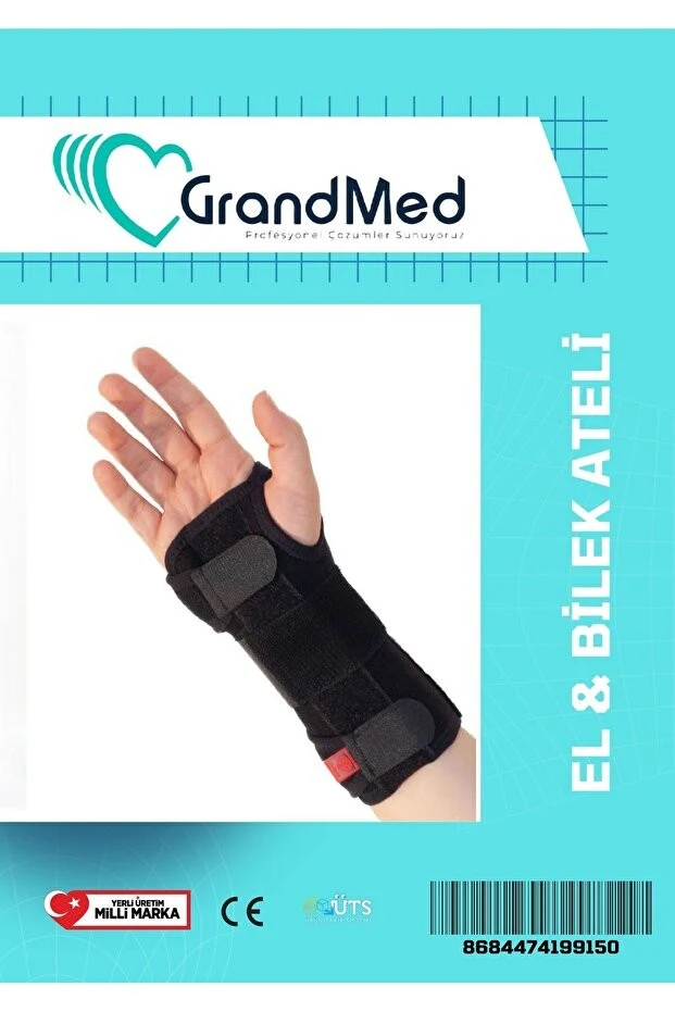 GrandMed El Bilek Ateli, El Bilek Splinti, Karpal Tünel, Sinir Sıkışması, Standart Beden Çift Taraflı SAĞ-SOL