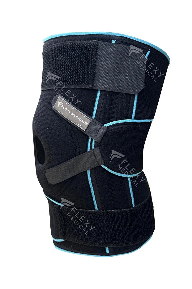 Flexy Medical Diz Için Silikon Patella Ligament Destekli Ayarlanabilir Dizlik, Menisküs Yırtığı, Eklem